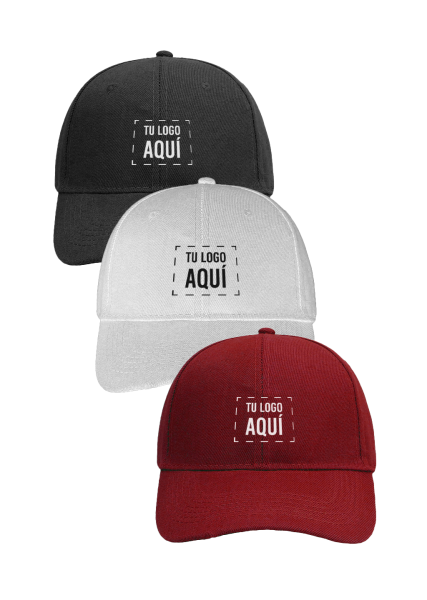 Gorra Básica Acrilico +250 piezas